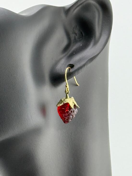 Michael Michaud Jewelry - Michael Michaud Strawberry Dainty Wire Earrings